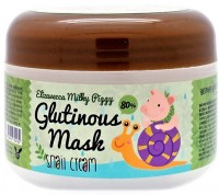  -      Elizavecca Milky Piggy Glutinous Mask 80% Snail Cream - SKINSOFT