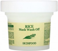 -    SkinFood Rice Wash-Off Face Mask - SKINSOFT