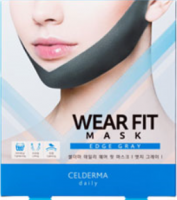        Celderma Daily Wear Fit Mask Edge Gray - SKINSOFT