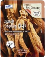      3W Clinic Fresh Red Ginseng Mask Sheet - SKINSOFT