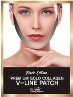      Pretty Skin Black Edition Premium Gold Collgen V-Line Patch - SKINSOFT