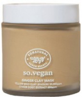 -       So Natural So Vegan Ginger Clay Mask - SKINSOFT