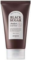 -    Skinfood Black Sugar Perfect Scrub Foam - SKINSOFT