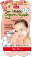         () Purederm Clean & Bright Oxygen Bubble Mask Peach - SKINSOFT