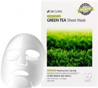       3W Clinic Essential Up Green Tea Sheet Mask - SKINSOFT