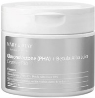      Mary & May Gluconolactone (PHA) + Betula Alba Juice Cleansing Pad - SKINSOFT