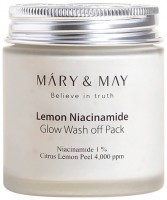      Mary & May Lemon Niacinamide Glow Wash Off Pack - SKINSOFT