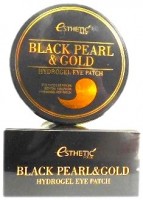           Esthetic House Black Pearl & Gold Hydrogel Eye Patch - SKINSOFT