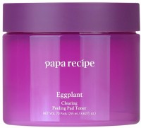  -    Papa Recipe Eggplant Clearing Peeling Pad Toner - SKINSOFT