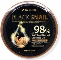        3W Clinic Black Snail Natural Soothing Gel 98% - SKINSOFT