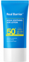 C  Real Barrier Aqua Soothing Sun Lotion SPF50+PA++++ - SKINSOFT