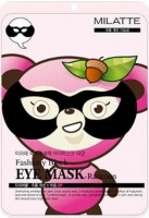      Milatte Fashiony Black Eye Mask Raccoon - SKINSOFT