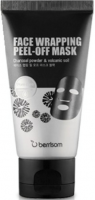  -     Berrisom Face Wrapping Peel-Off Mask Black - SKINSOFT