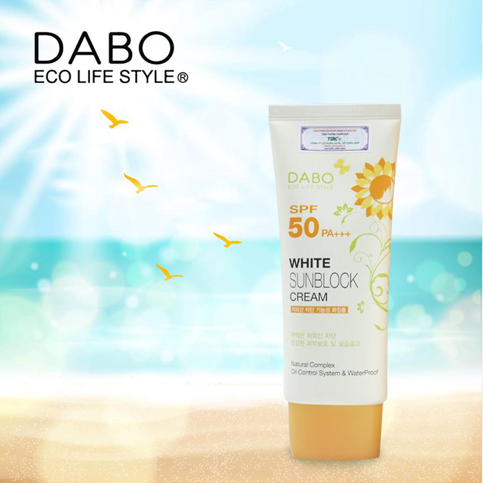 dabo white sunblock cream